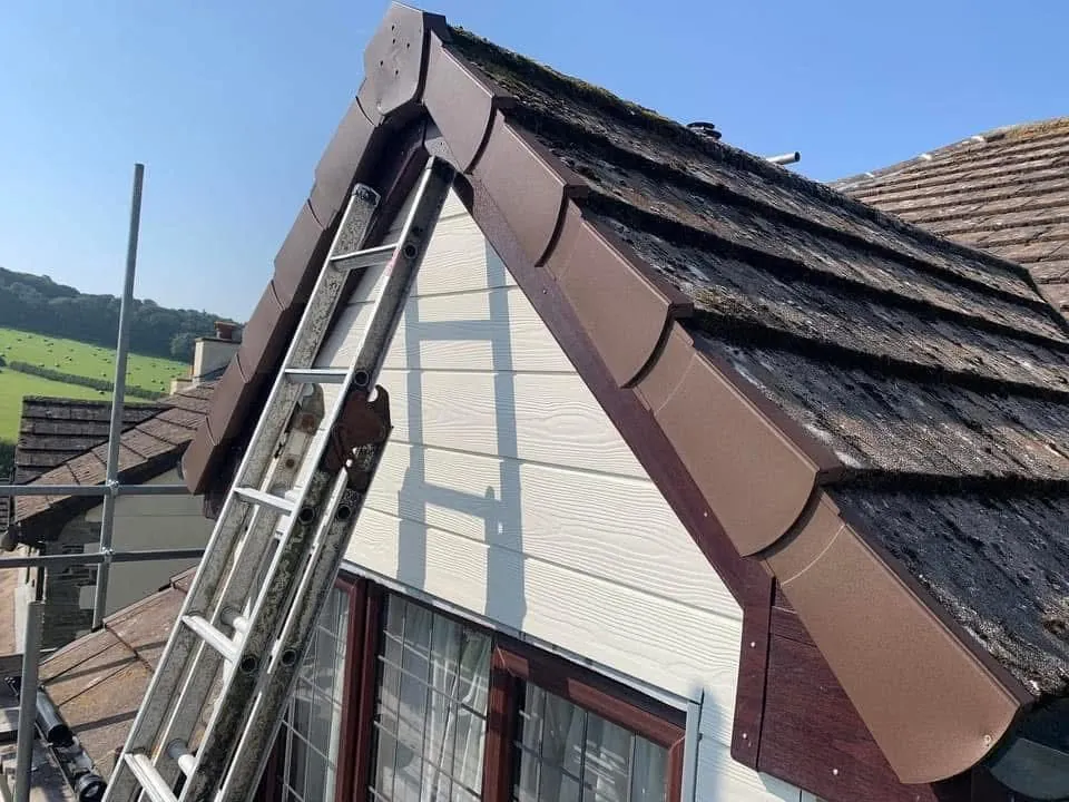 New fascias, bargeboards and guttering in Great Torrington
